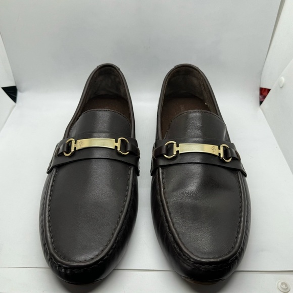 Cole Haan Men Provincetown Bit Loafer Driver Dark Brown Leather Size 13 M - Picture 3 of 13